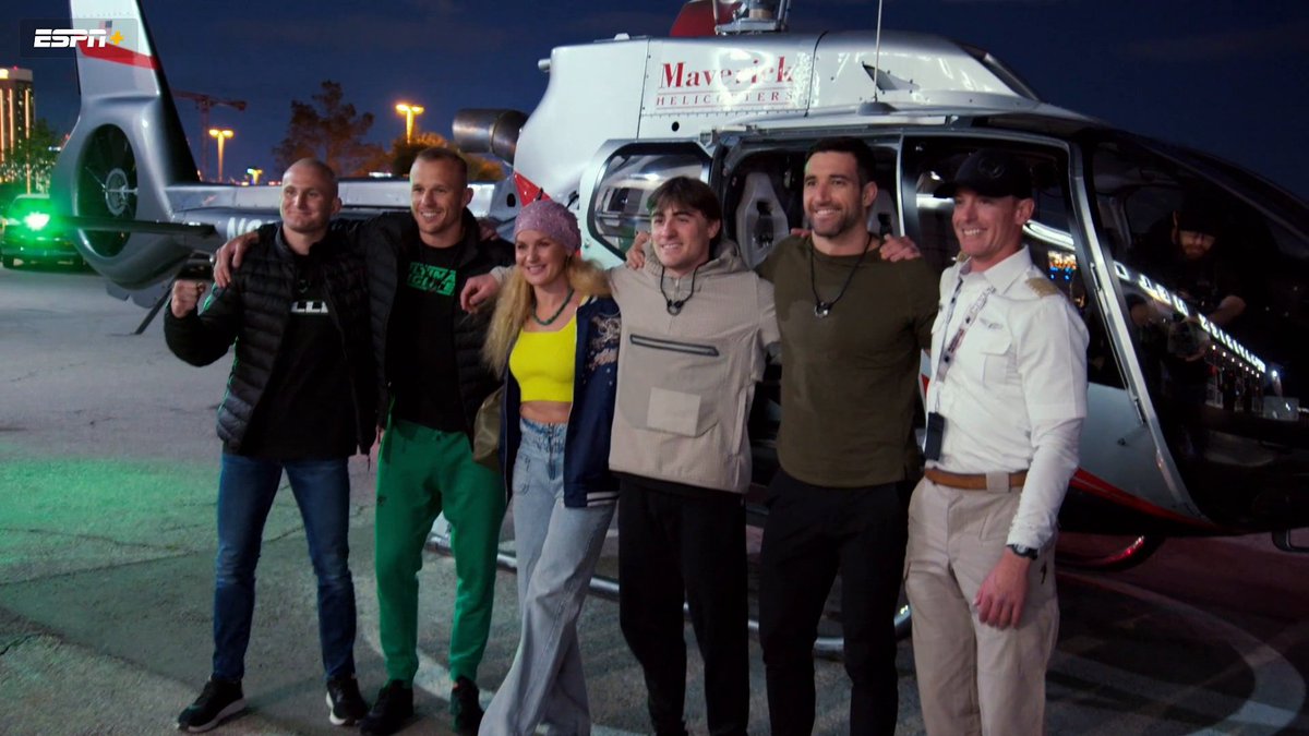Valentina Shevchenko took her team on a Vegas helicopter tour 🚁👀 #TUF32