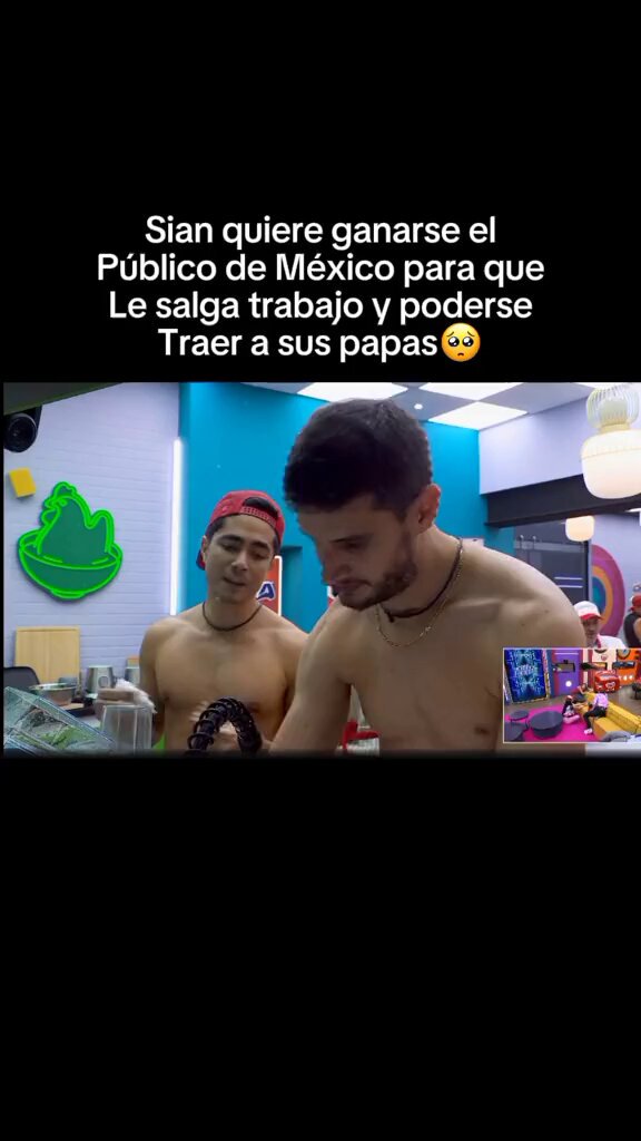 Y te estas ganando al público de una forma tan bonita 🥹👏🏼 #TeamSian #LCDLFMX2 #LaCasaDeLosFamososMx