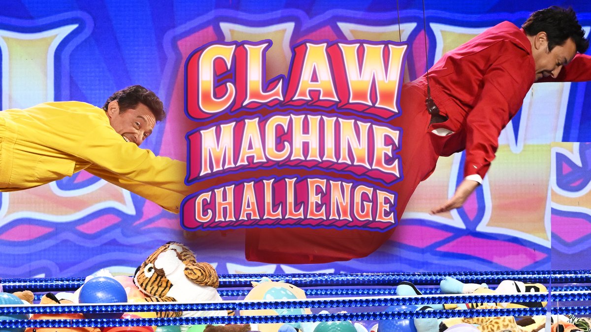 .Hugh Jackman and Jimmy go head-to-head in the Claw Machine Challenge! #FallonTonight