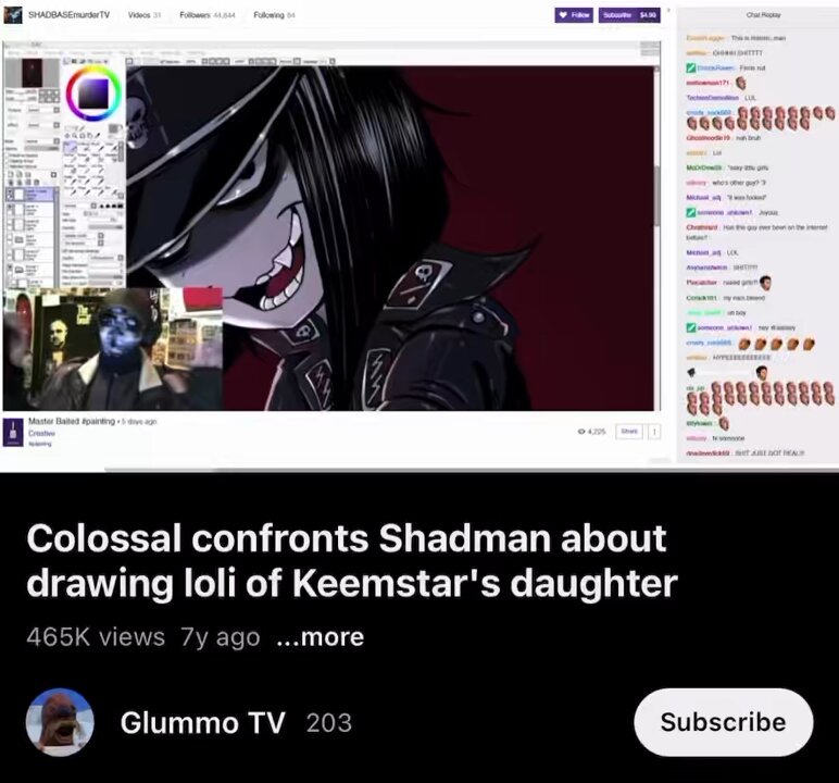 Was reminded of this old interaction of Shadman getting pressed and instantly folding. Iconic Colossal is Crazy W.