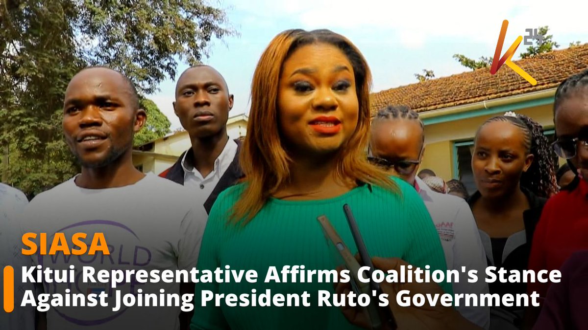 Kitui Representative Affirms Coalition's Stance Against Joining President Ruto's Government