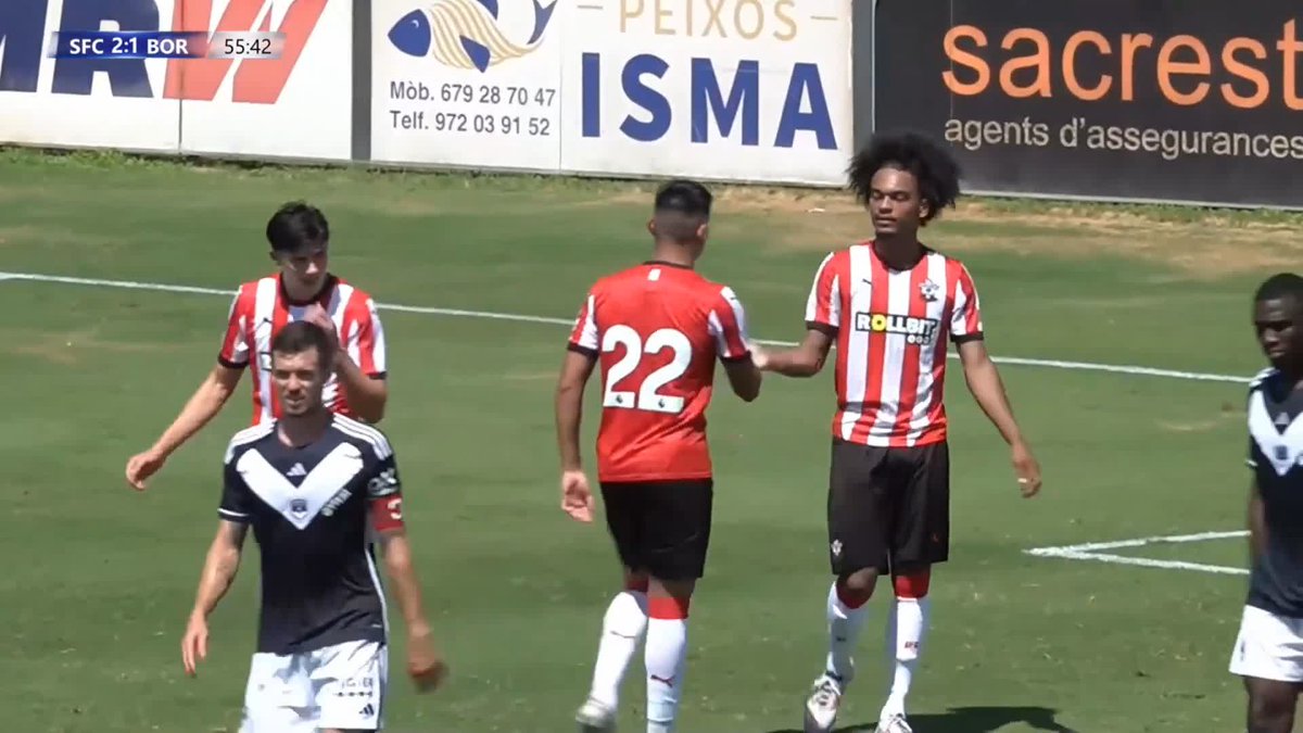 🏃♂️#RepriseFCGB : 📝 Pour leur 2️⃣e match amical de préparation, les FC Girondins de Bordeaux s’inclinent (3️⃣-2️⃣) contre Southampton FC ! 👟 Les buteurs bordelais : ⚽️ Alpha #Diallo ⚽️ Joss #Marques 👋 Sékou #Mara a inscrit un but pour les #SaintsFC ! #Girondins