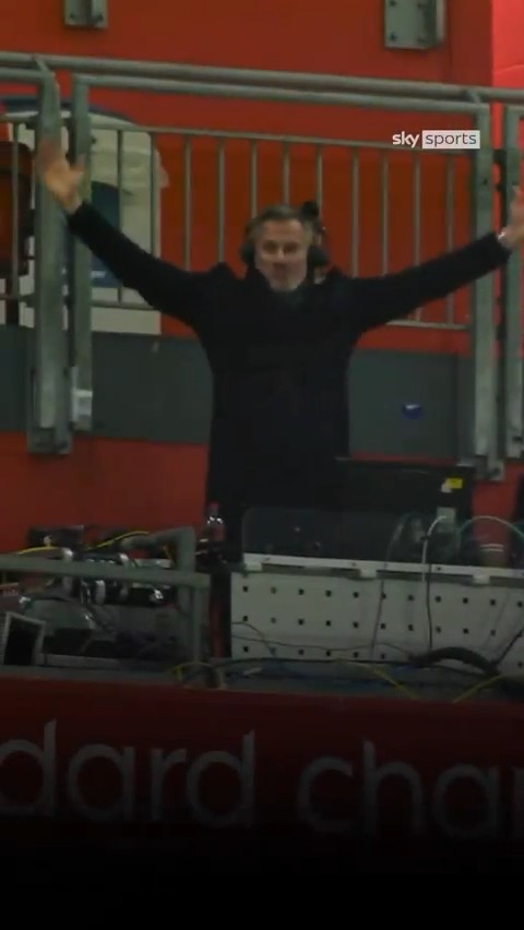 He can do it all… 🐐 Jamie Carragher