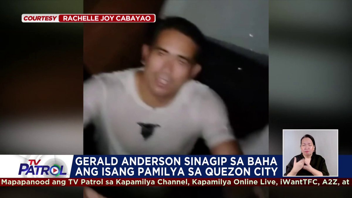 To the rescue ang Kapamilya actor na si Gerald Anderson sa isang pamilyang naipit sa baha sa Brgy Sto. Domingo sa Quezon City. Kwento ng nag-upload ng video, halos 3 oras na silang naghihintay ng rescue kaya nagulat sila nang dumating ang aktor at mga kasama nito. #CarinaPH