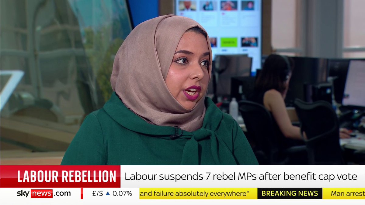 'I'm shocked by the way I was treated.' Labour MP Apsana Begum MP discusses the suspension of seven Labour MPs after the two-child benefit cap vote and how she and her colleagues felt about the handling of the situation. 📺 Sky 501 and YouTube