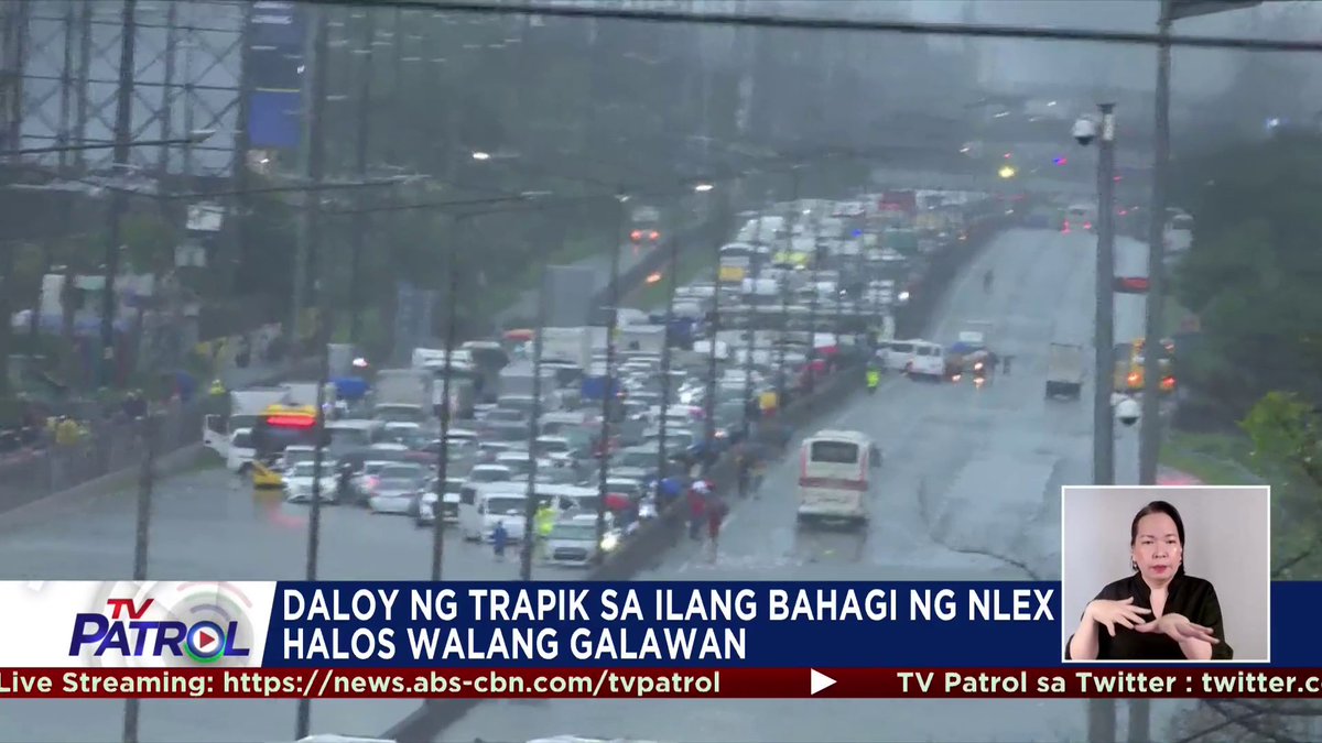One of the toughest disaster coverages to date. This story is purely shot and transmitted using mobile journ. Motorists in NLEX endured long hours stranded because of deep floods. Bulacan towns are also submerged. Live report for TV Patrol tonight.
