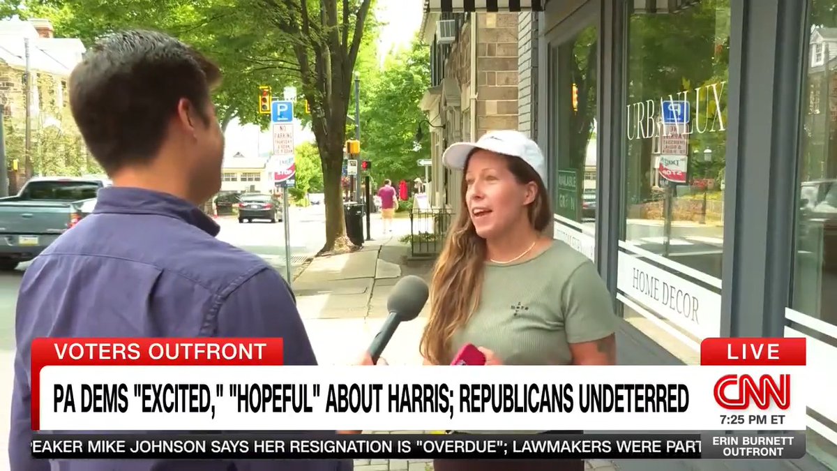 Pennsylvania voters: I’m excited about Kamala Harris. She stands for what I stand for. I’m feeling more hopeful than I have in a while