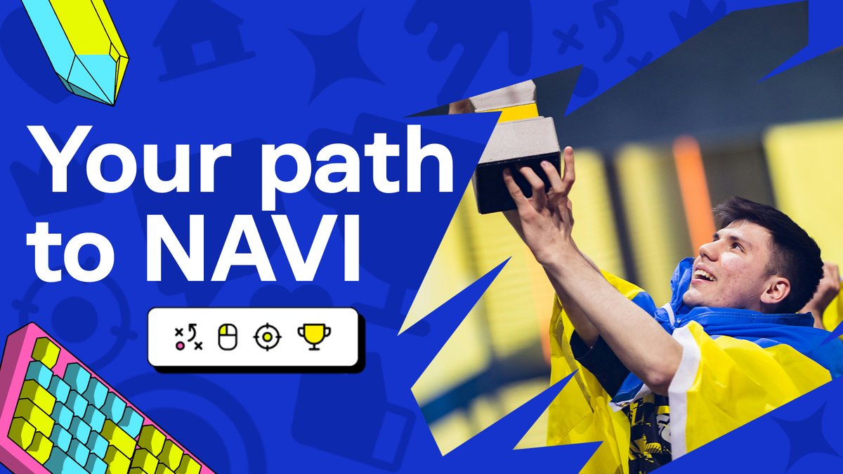 We have already announced the launch of NAVI Visa Academy, and now Yevhen Zolotarov, B1ad3 & ami 💛💙 are sharing the project details. This may be your chance to start your career as an esports player & achieve success on the pro scene together with Visa. 📽️ #navination