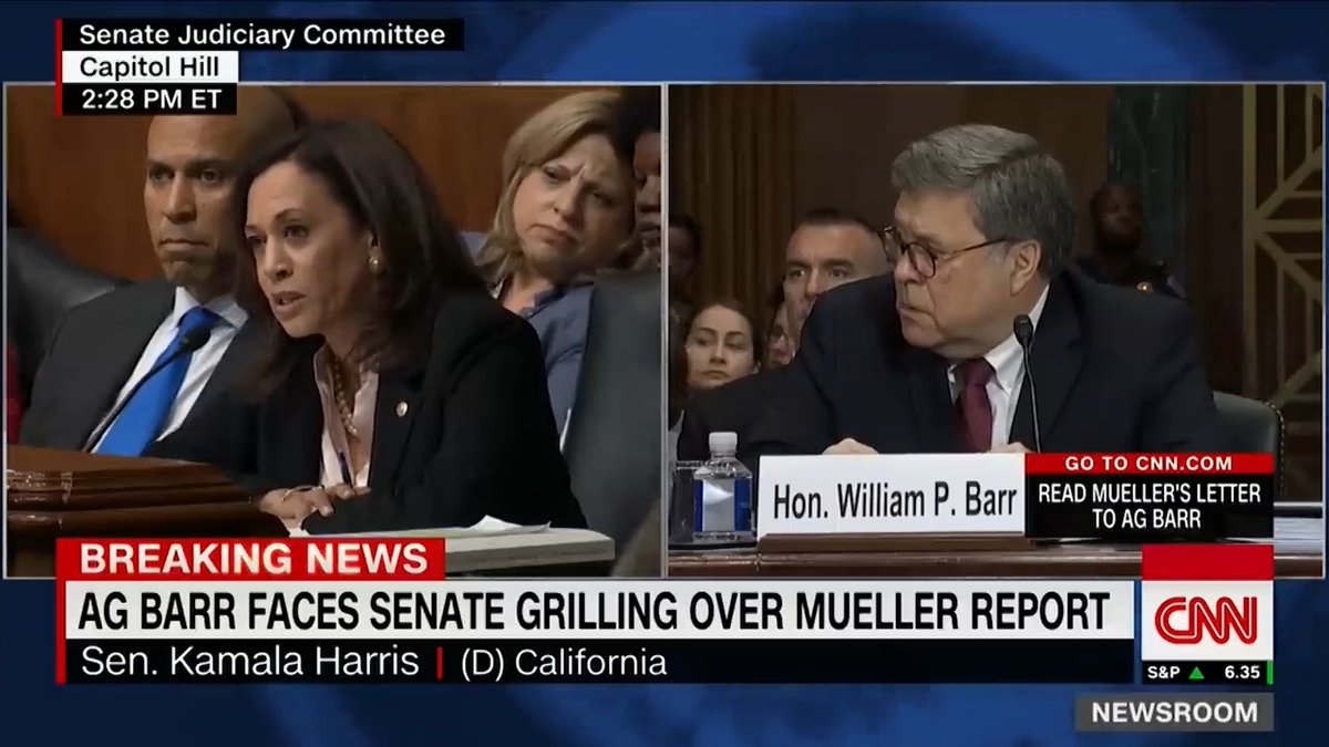 BREAKING: The Kamala Harris campaign is resurrecting this video of then Senator Harris demolishing Bill Barr during her cross examination. Retweet so all Americans see this and know Kamala Harris is going to prosecute Donald Trump with the same passion.