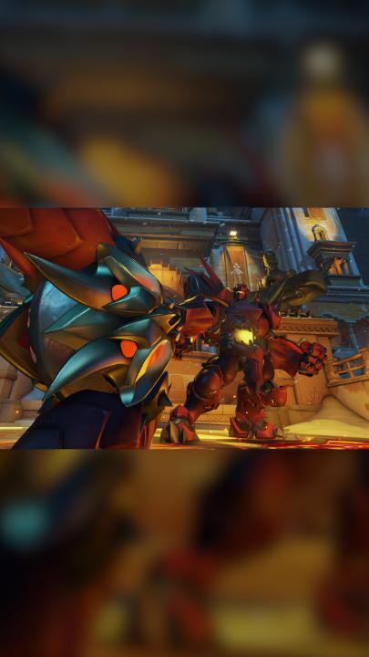 Rein’s new Mythic Weapon makes every fit look fire 🔥 Drop your favorite skin and weapon combos in the comments, and pick up the Reinhardt Mythic Weapon Skin Bundle today ✨