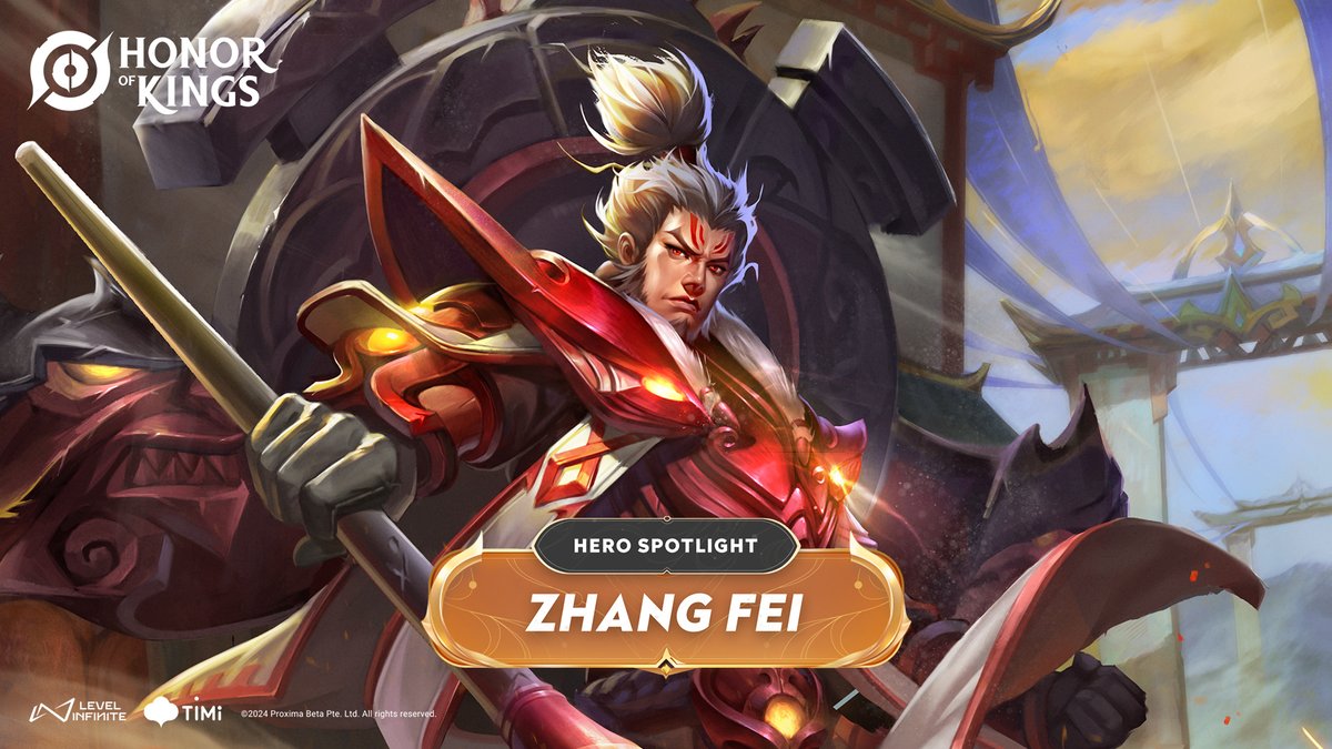 🧠 "Steel the flesh, cultivate the mind. Nothing is more important." Learn about the General of Shu, Zhang Fei, in today's #HonorOfKings Hero Spotlight! 📲 Download now: