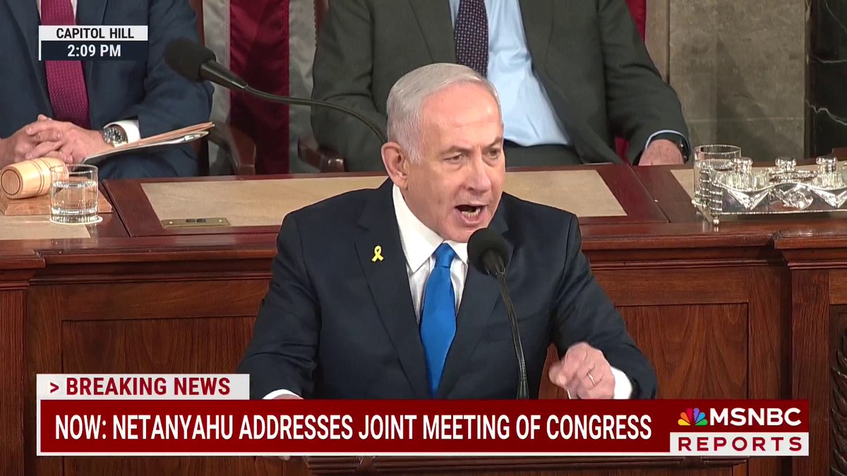 WATCH: Israeli Prime Minister Benjamin Netanyahu addresses a joint meeting of Congress amid the Israel-Hamas war. “When we stand together, something very simple happens: we win, they lose.”