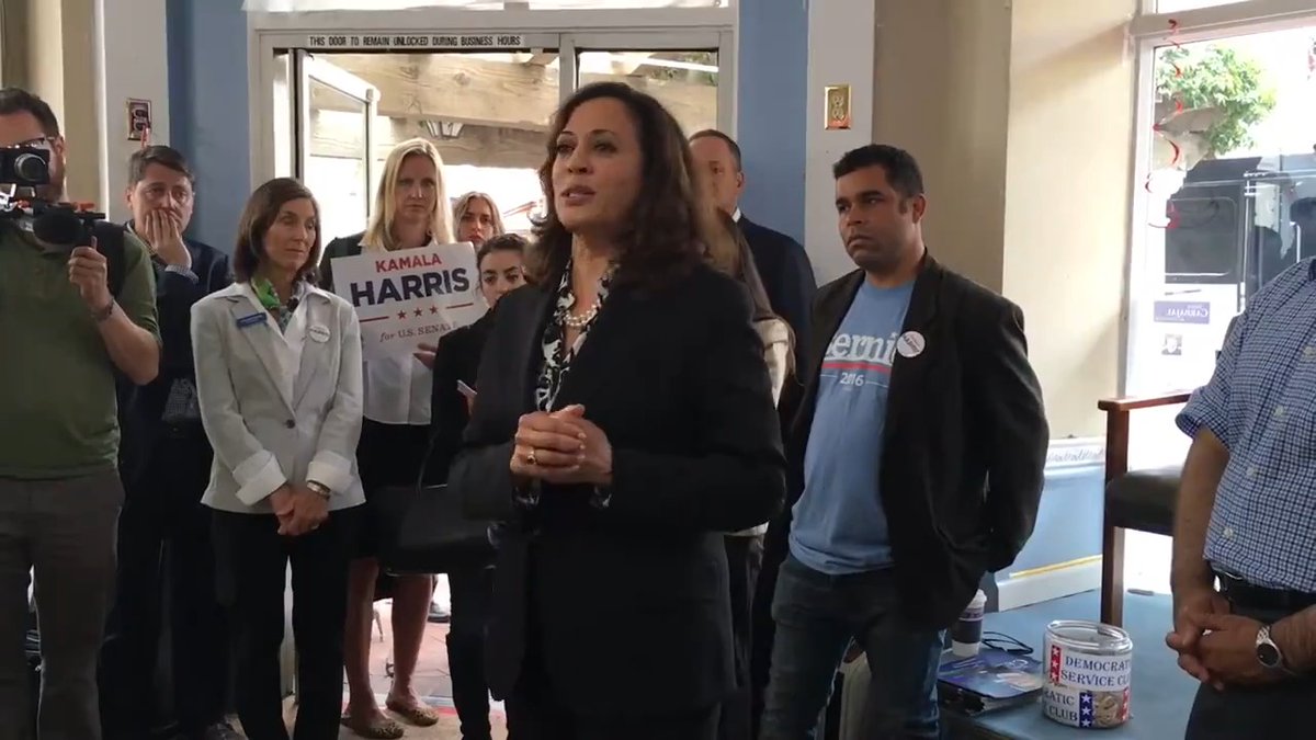 Kamala Harris: I say there are two definitions of what it means to be a patriot. There is the definition that suggests you defend your country whatever it does. And then there is the kind of patriot I know us all to be. The kind that will fight each and every day for the ideals of our country