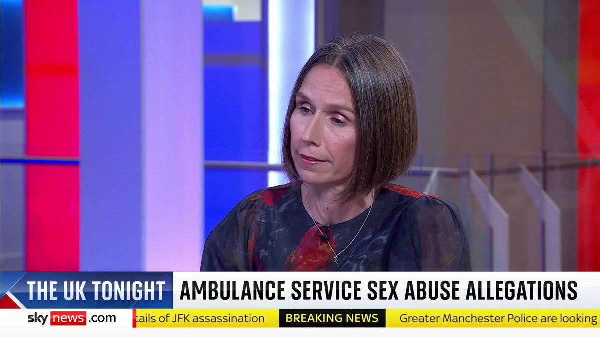 "We know that this is happening." Managing director of the The Association of Ambulance Chief Executives Anna Parry responds to a report into alleged sexual harassment and abuse within the ambulance service and tells Sarah-Jane Mee it's been a top priority for the last three to four years