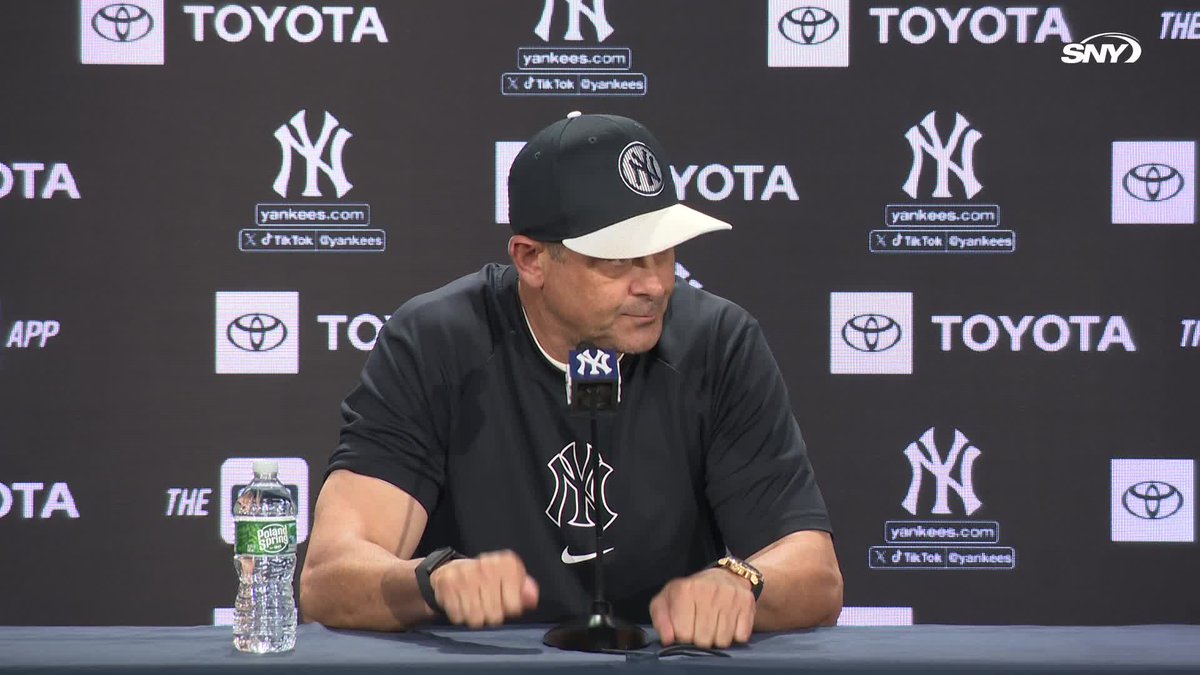 "This is a guy that recently has had a good amount of success" Aaron Boone was asked about playing J.D. Davis over Ben Rice tonight: