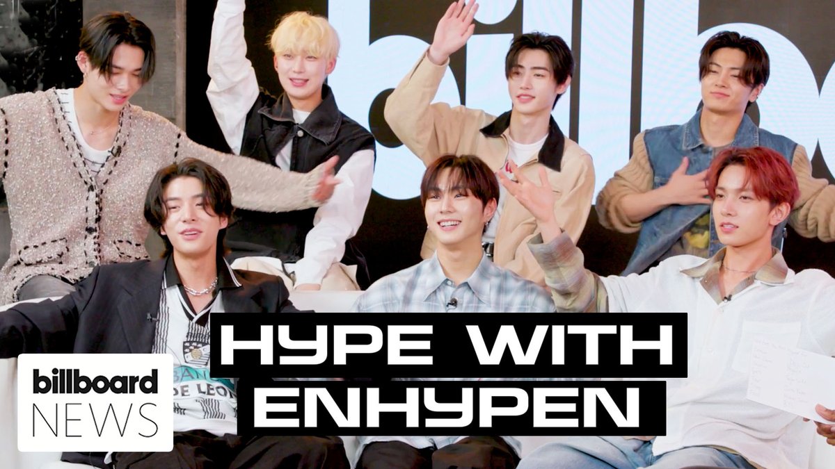 Who gets the most hype about vacation? Who gets the most hype for sports? Who gets the most hype for Taylor Swift? 👀 Watch ENHYPEN OFFICIAL play 'Who Gets The Most Hype' with #BillboardNews.