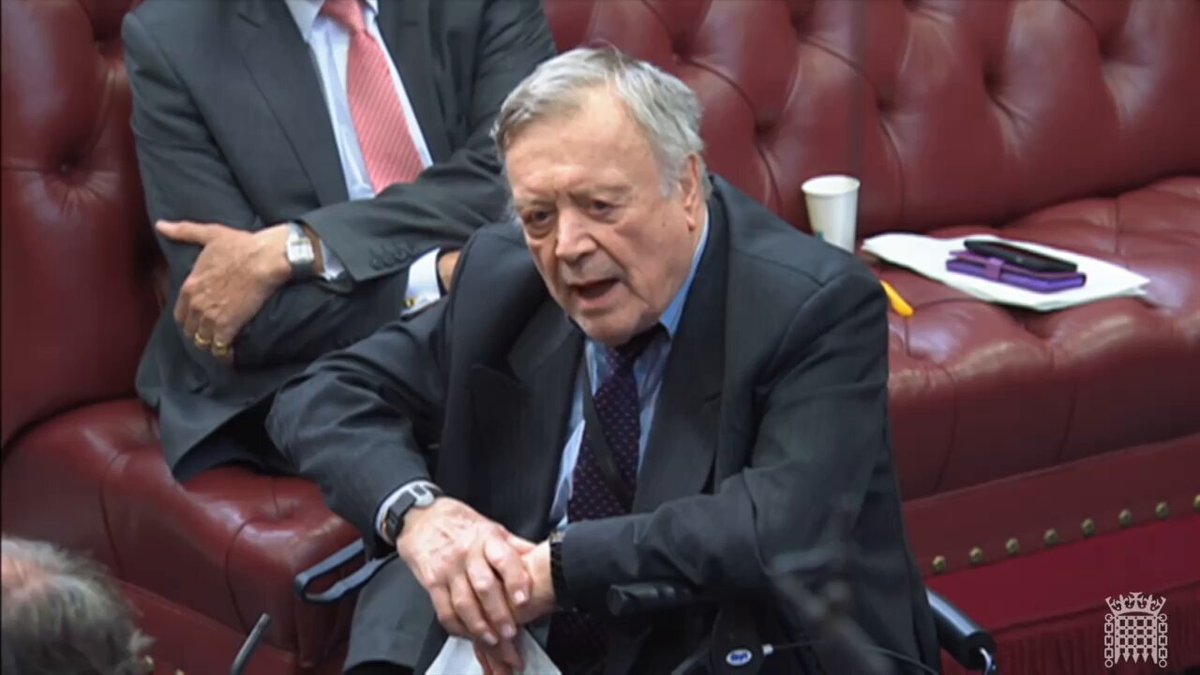 Kenneth Clarke welcomes James Timpson - who is now Minister of State for Prisons - to the House of Lords KC thanked him and his family firm, Timpson, for helping rehabilitate former prisoners through work