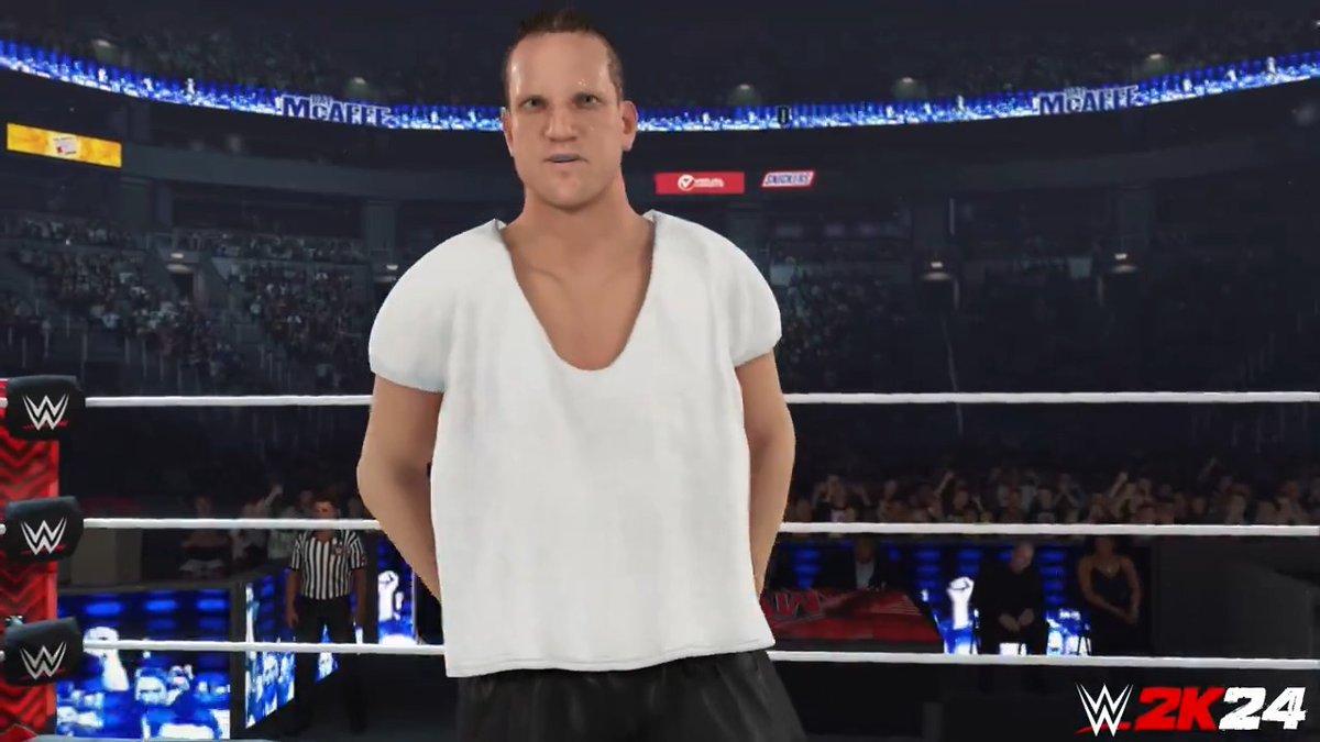 No pads, no helmets, just linebacker instincts, and the WWE 2K24 ring. Check out @officialajhawk in #WWE2K24’s Pat McAfee Pack!