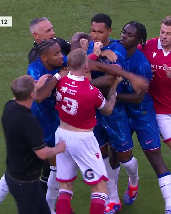 The 3rd minute of a pre-season friendly. Magnificent.