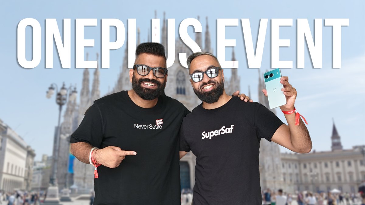 Behind the Scenes of the OnePlus Summer Event in Milan, Italy 😎 Shot on the #OnePlusNord4 Thanks to Gaurav Chaudhary, Andru Edwards and TK Bay - طارق باي for taking part 🙌🏽 OnePlus OnePlus_Europe #OnePlusPartner