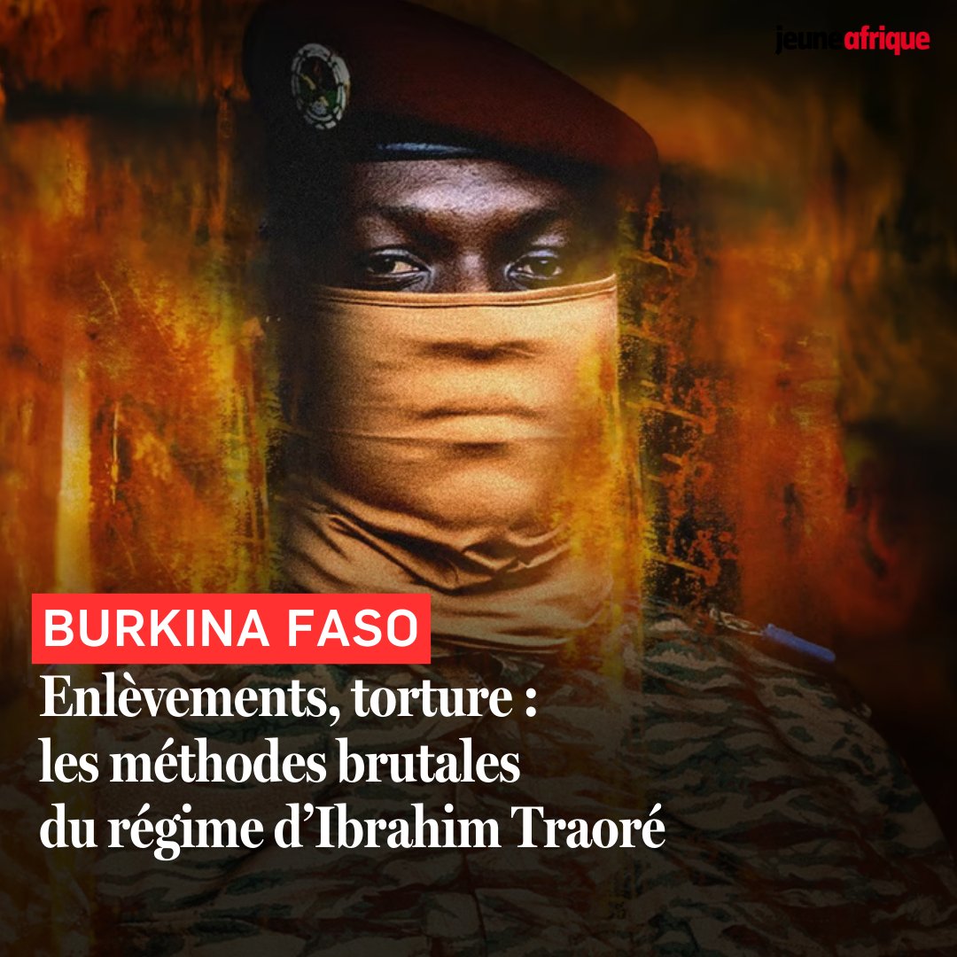 🔴🇧🇫 Enlèvements en pleine rue, humiliation, torture... Au Burkina Faso, le régime d'Ibrahim Traoré jugule l'opposition burkinabè en employant des méthodes extrêmement brutales. @Jeune_Afrique a mené l'enquête. #BurkinaFaso #Burkina #Ouagadougou #IbrahimTraore