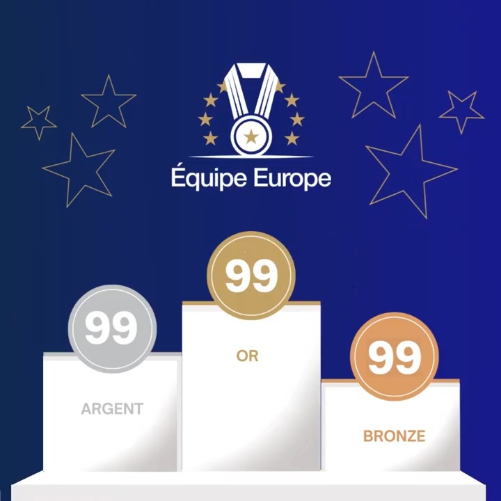 L'Union fait notre force 💪 À la veille de l'ouverture des Jeux, nous lançons un compteur en temps réel des médailles obtenues par les 27 États membres de l'UE 🥇🥈🥉 Bonne chance à tous les athlètes de l'#ÉquipeEurope 🇪🇺 ! →