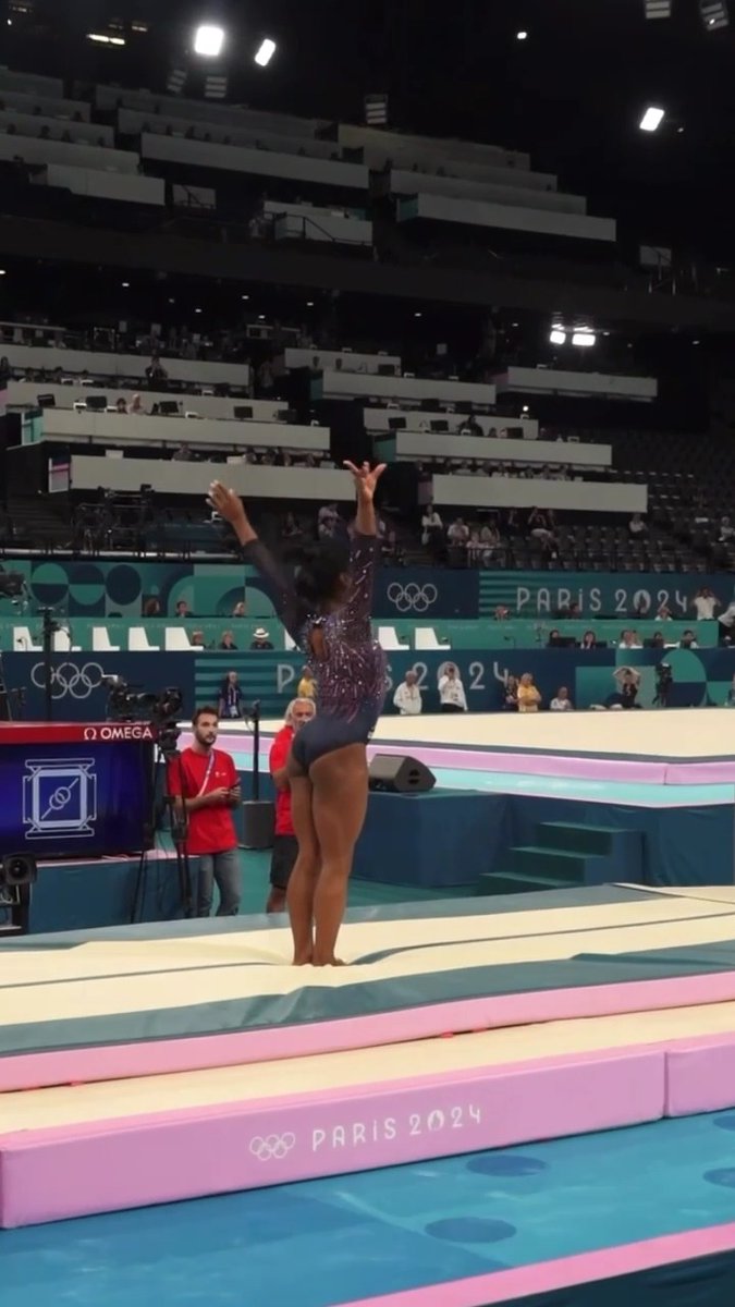 Simone Biles, cleared for takeoff. ✈️ #ParisOlympics