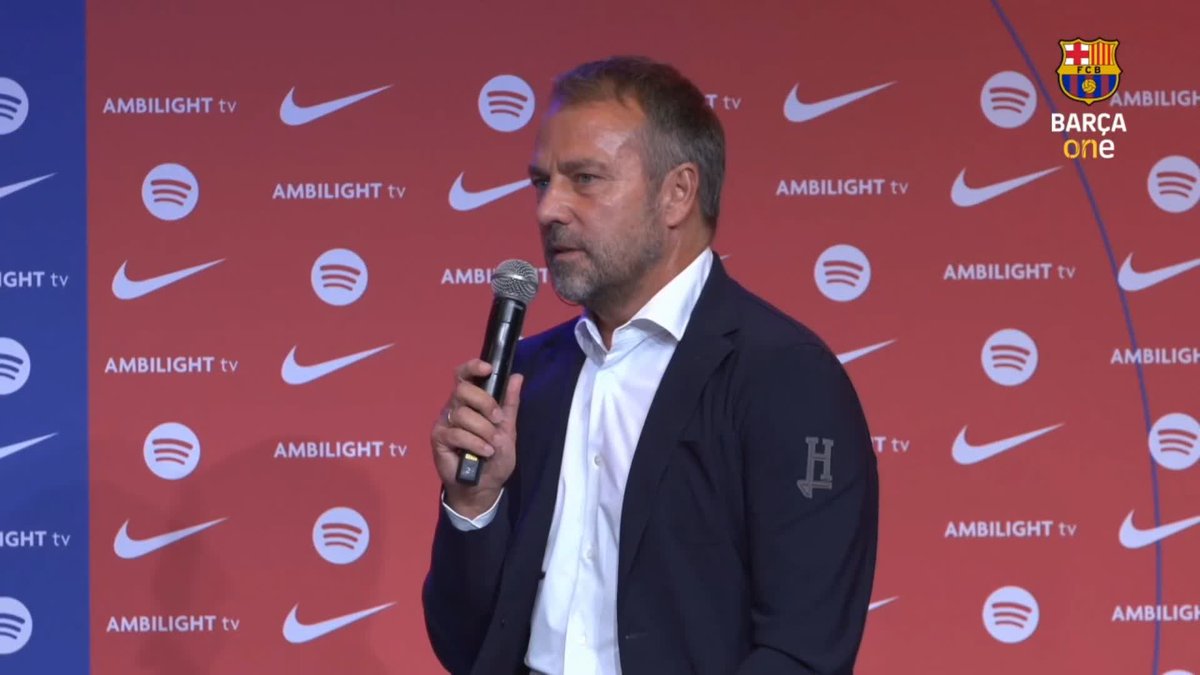 🎙️ Hansi Flick: "I know Thiago from Bayern. I have a great relationship with him and he's a great option who helps us a lot."