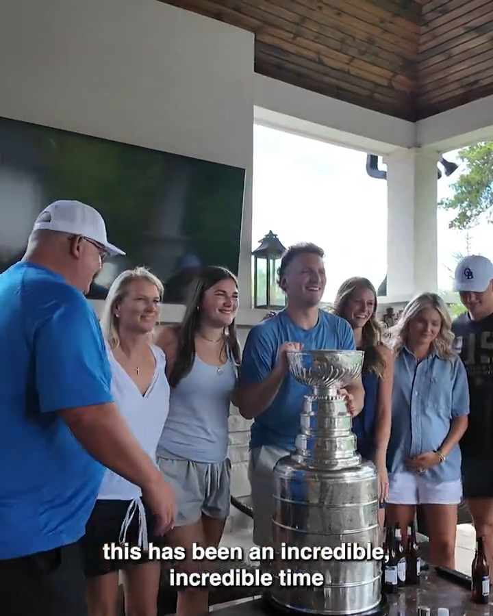 A day with the The Stanley Cup: Matthew Tkachuk style 🏆