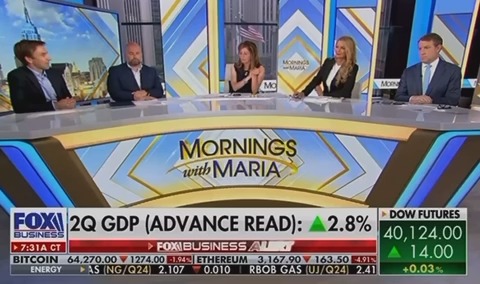 Even Fox News can't deny it: our economy is booming thanks to Joe Biden and Kamala Harris. They took Trump's mess and built it back up. America cannot afford to let Trump take it back and drive it into the ground again.