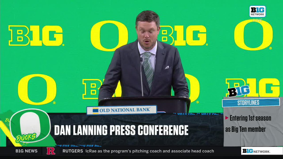 Mighty Different 🦆 @coachdanlanning on how Oregon Football separates themselves from the competition. #B1GFootball x #B1GMediaDays