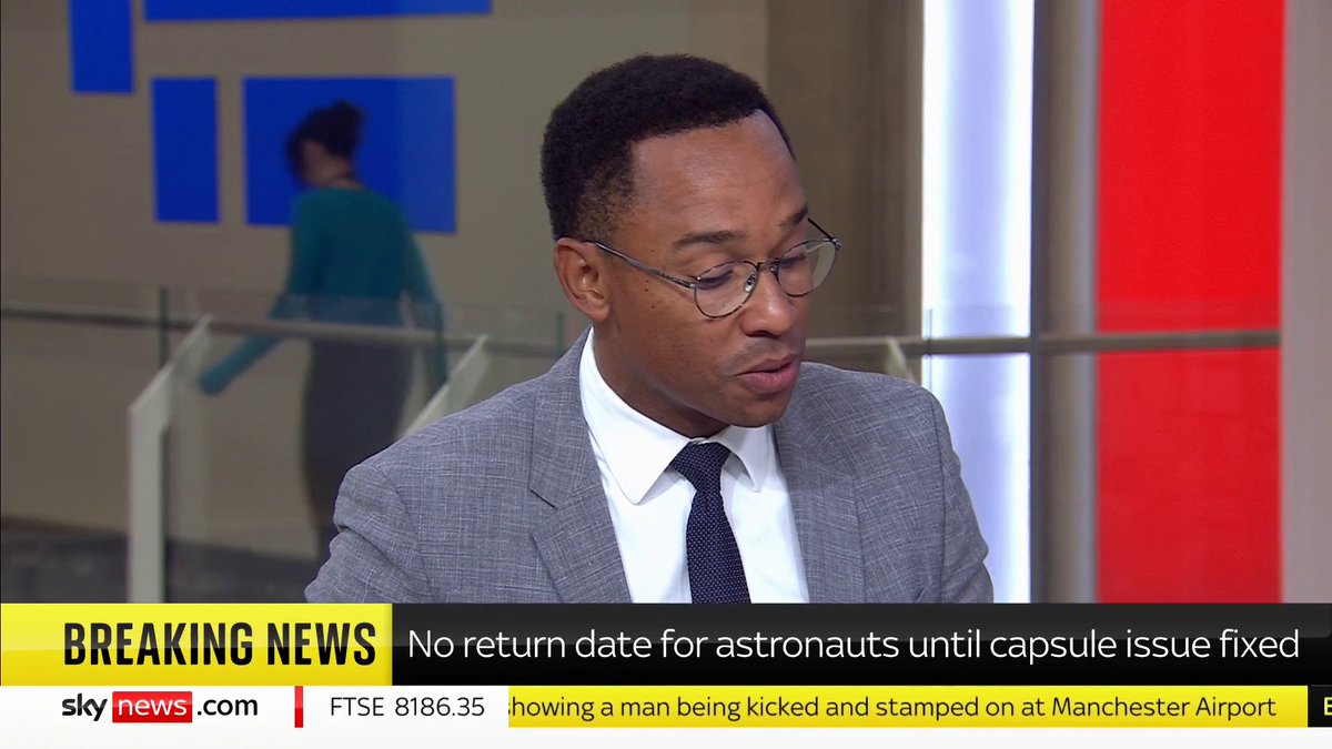 The two astronauts stuck on the ISS for more than six weeks can't get back down due to engineering issues says NASA. 📺 Sky 501, Virgin 602, Freeview 233 and YouTube