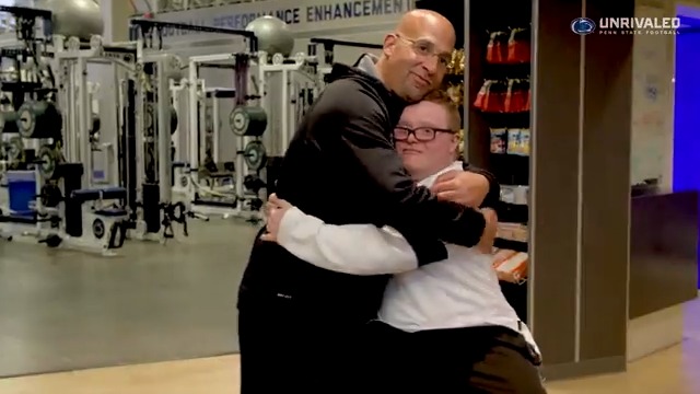 #TBT: Our guy Zack gets a surprise from @CoachJFranklin 🤍