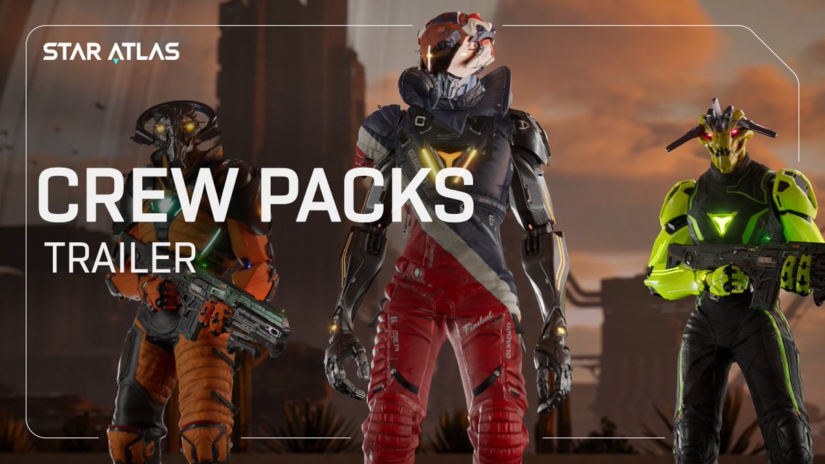 Unlock unique characters that serve as the lifeblood of the Star Atlas universe. Crew Packs are coming August 13