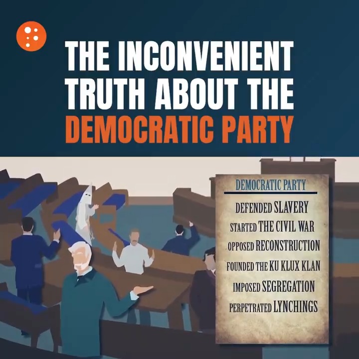 Did you know that the Democratic Party defended slavery, started the Civil War, founded the KKK, and fought against every major civil rights act in U.S. history? Learn about the inconvenient history of the Democratic Party and share your thoughts in our brief survey!