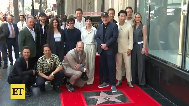 The Avengers have assembled to celebrate Kevin Feige's newly unveiled star on the #HollywoodWalkOfFame. 🤩