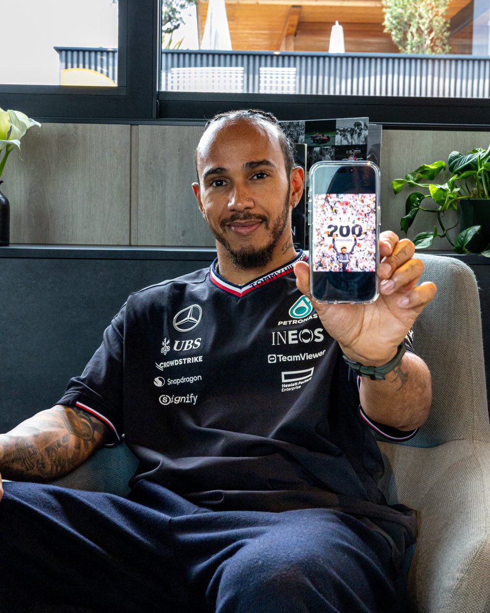 “Pretty epic to be honest” Lewis Hamilton reflects on reaching an incredible milestone: 200 podiums in Formula 1 🏆