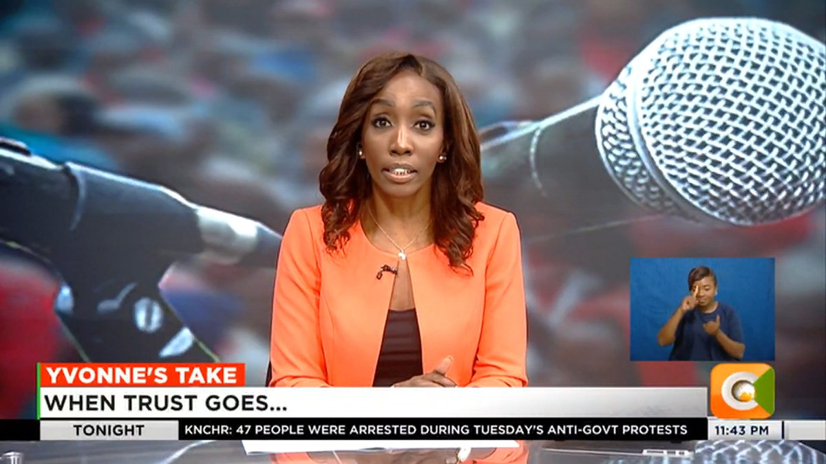 Yvonne’s Take: When trust goes… #CitizenNewsGang Yvonne Okwara