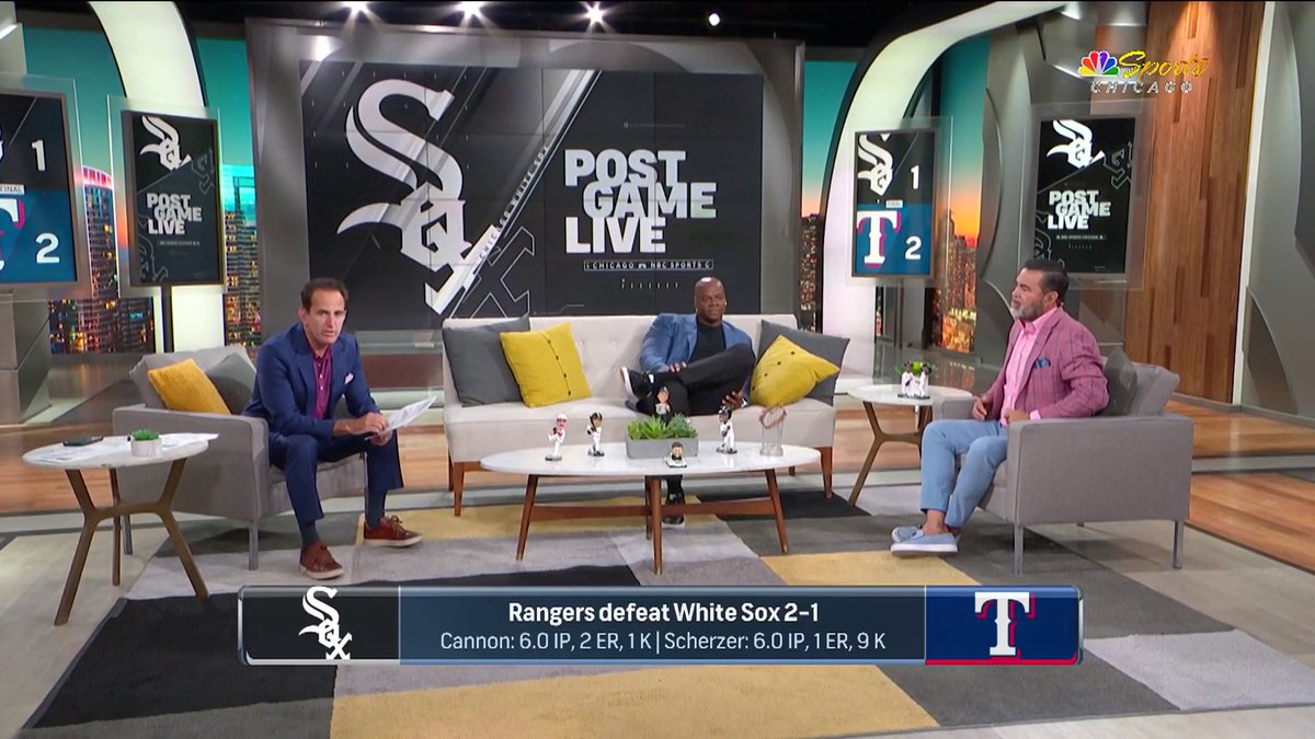 It's getting heated on the postgame show 😳