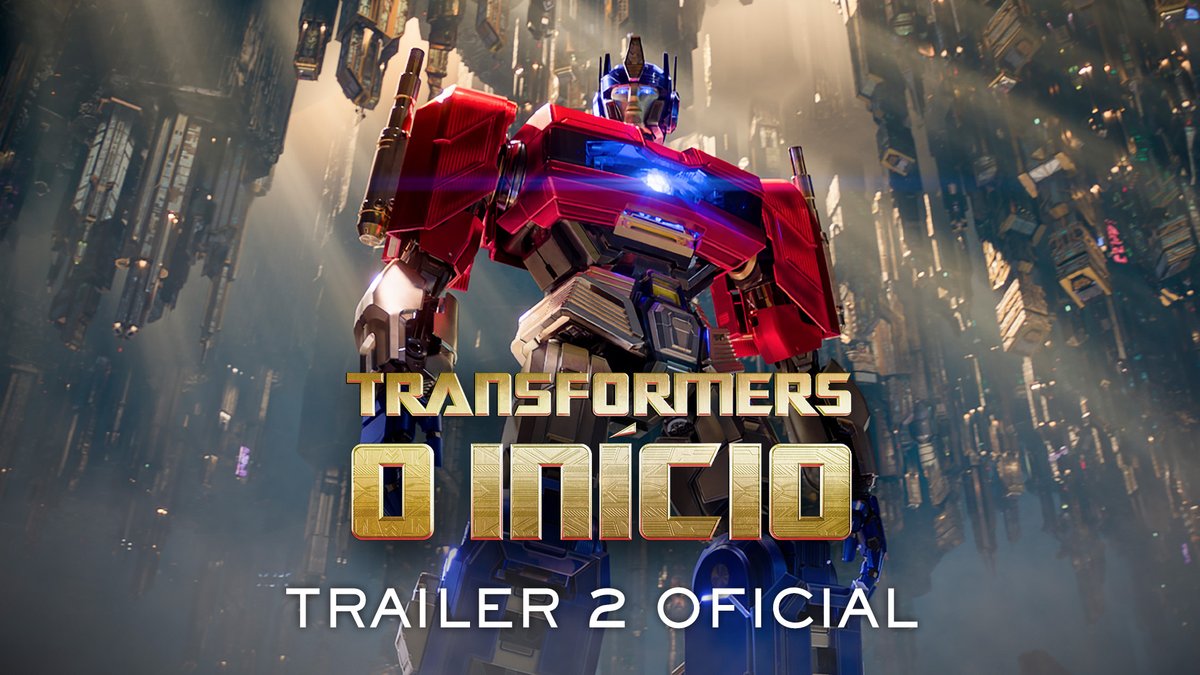 🚨 Novo trailer oficial dublado de ‘Transformers: O Início’ (Transformers: One). — Estreia em 26 de Setembro nos cinemas brasileiros.