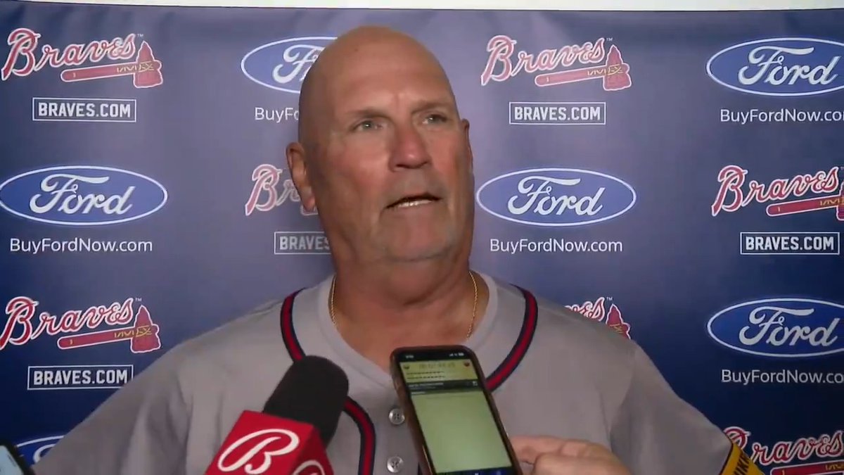 “I don’t know what that was. You’re going to have to ask him. That’s unacceptable.” Brian Snitker on Ramón Laureano’s base running error in the top of the 10th inning🔊