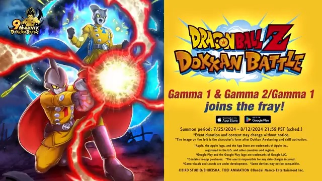 🔴Repost &amp; Like Campaign🔵 We're releasing a special PV for the arrival of Gamma 1 &amp; Gamma 2/Gamma 1! If this and the Gohan (Beast) PVs reach 20K reposts &amp; likes worldwide, all users get 9 Dragon Stones!🎁 Ends 8/1 20:59 PST #dokkanbattle #dokkan #dragonball #Dokkan9thAnniv