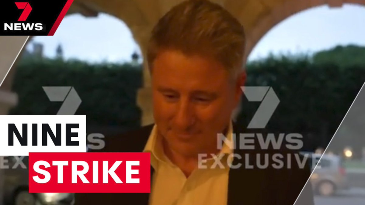Nine CEO refuses to answer questions as newspaper reporters strike over pay as Olympics starts