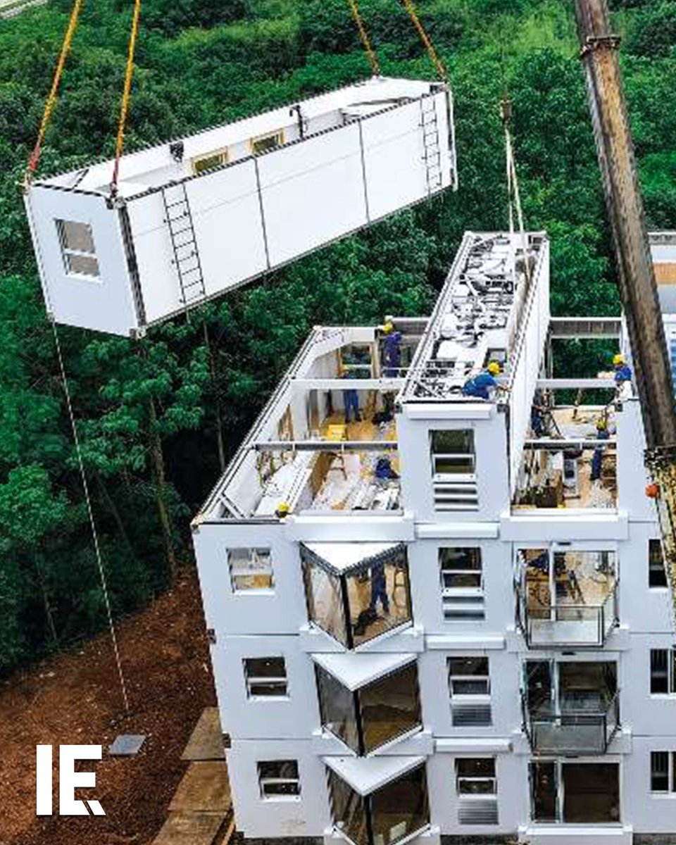 WHAT CAN YOU BUILD IN 28 HOURS? Turns out an entire apartment complex can be assembled in 28 hours.