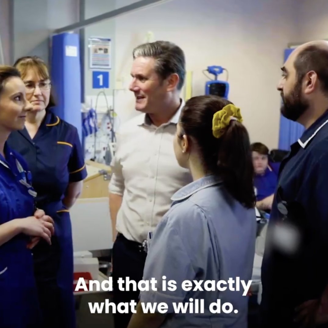 The Tories left the NHS with record high waiting lists and record low patient satisfaction. But Labour has fixed the NHS before and this Labour Government will do it again.