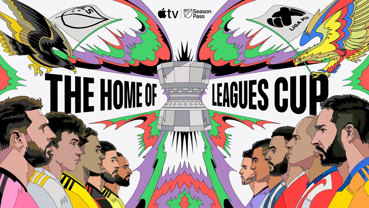 77 matches. 47 clubs. 3 nations. 2 leagues. 1 place to watch all of Leagues Cup: #MLSSeasonPass on Apple TV. Action starts July 26.