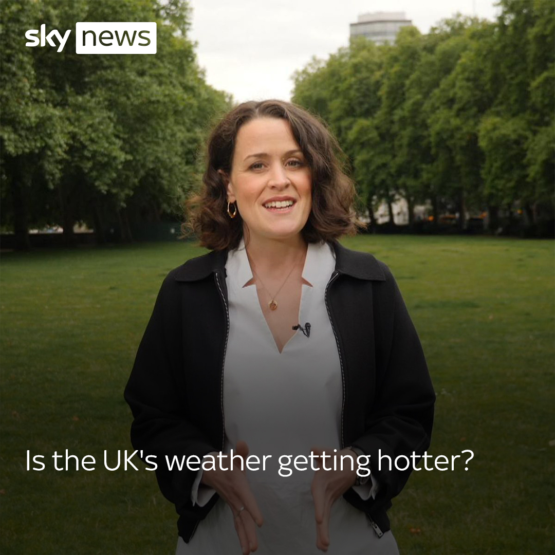 The Met Office said the number of ‘hot’ days of 28C have doubled and ‘hot’ days a year of at least 30C have trebled More ➡️