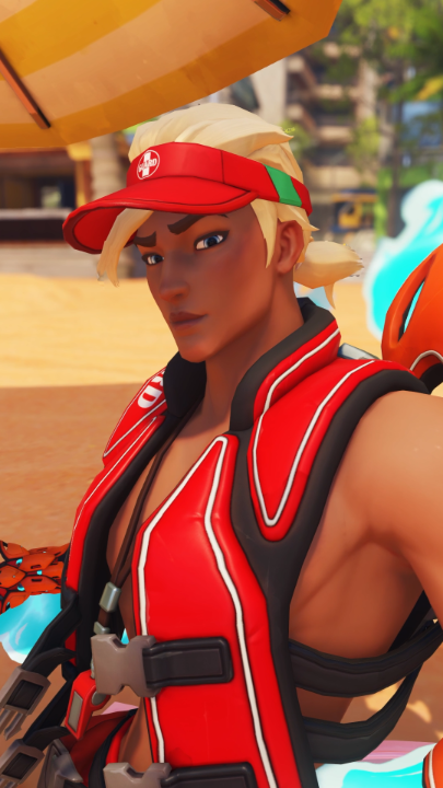Lifeguard Lifeweaver is making waves 🌊 Get him, Lifeguard Roadhog, and Lifeguard Kiriko in the Lifeguard Bundle July 30 ✨