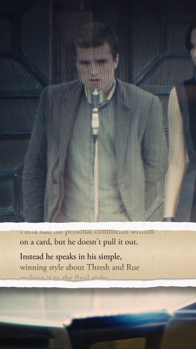 Peeta Mellark’s kindness projects far beyond the District 11 crowd, capturing the attention of every reader and viewer. Share your favorite Peeta moment from Catching Fire. #ReadHungerGames The Hunger Games lionsgate @IreadYA