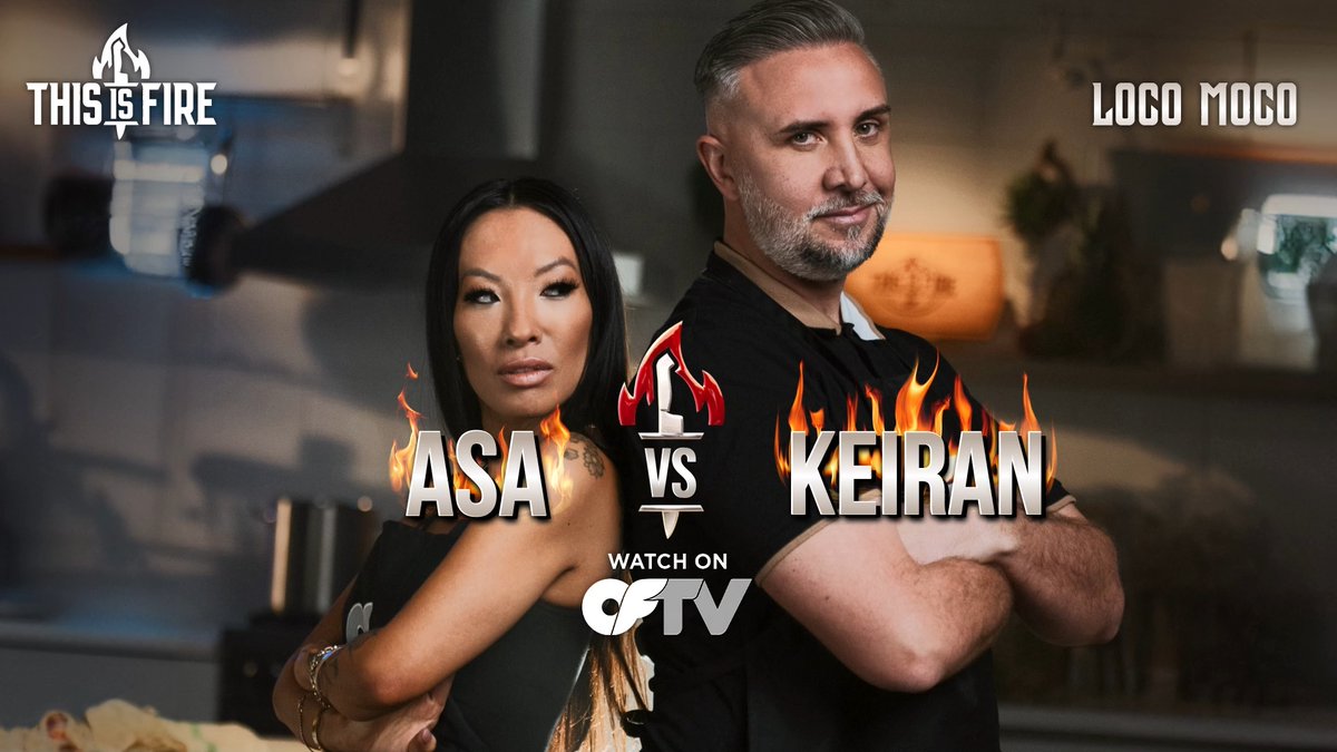 Asa Akira vs. Keiran Lee 🔥 Watch them battle it out on a sizzling new #ThisIsFire! 📺 Stream now for free: